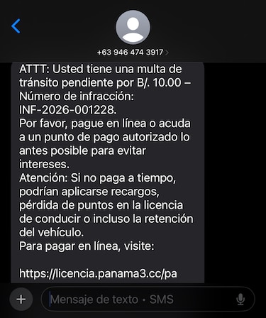 ATTT alerta sobre estafa digital: correos y mensajes de texto con infracciones falsas