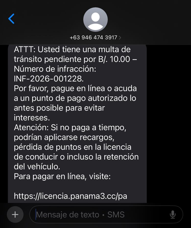 ATTT alerta sobre estafa digital: correos y mensajes de texto con infracciones falsas