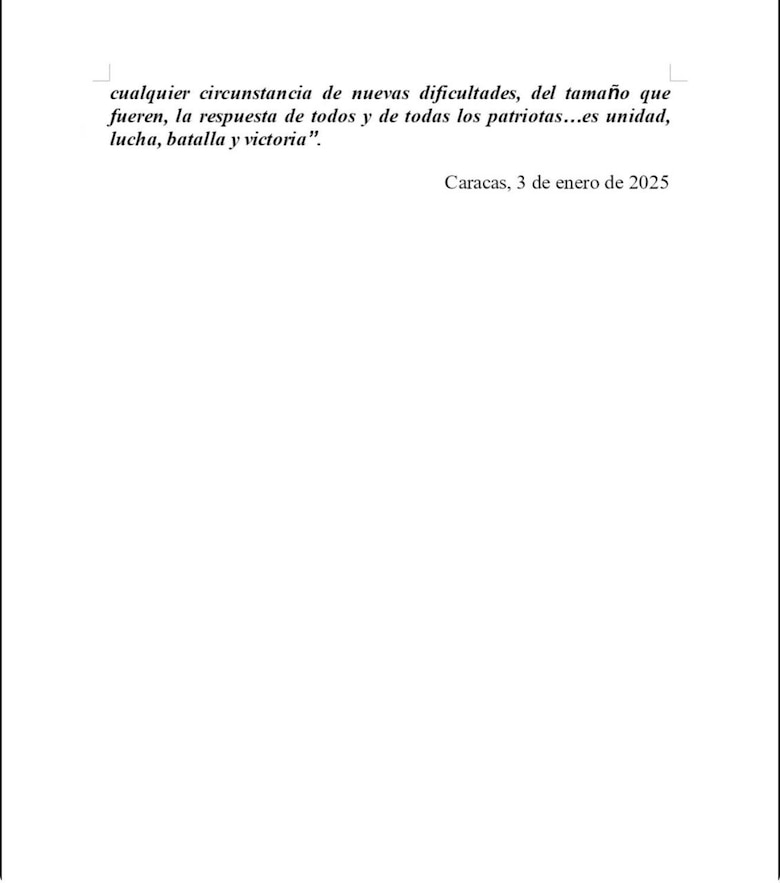 Venezuela denuncia agresión de Estados Unidos y declara estado de conmoción exterior