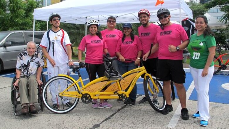 Paseo a Ciegas, ciclismo para personas con discapacidad visual