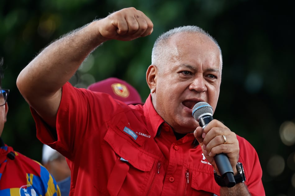 Diosdado Cabello, ministro del Interior de Venezuela, dice que el Gobierno de Petro promueve el cultivo de coca y marihuana