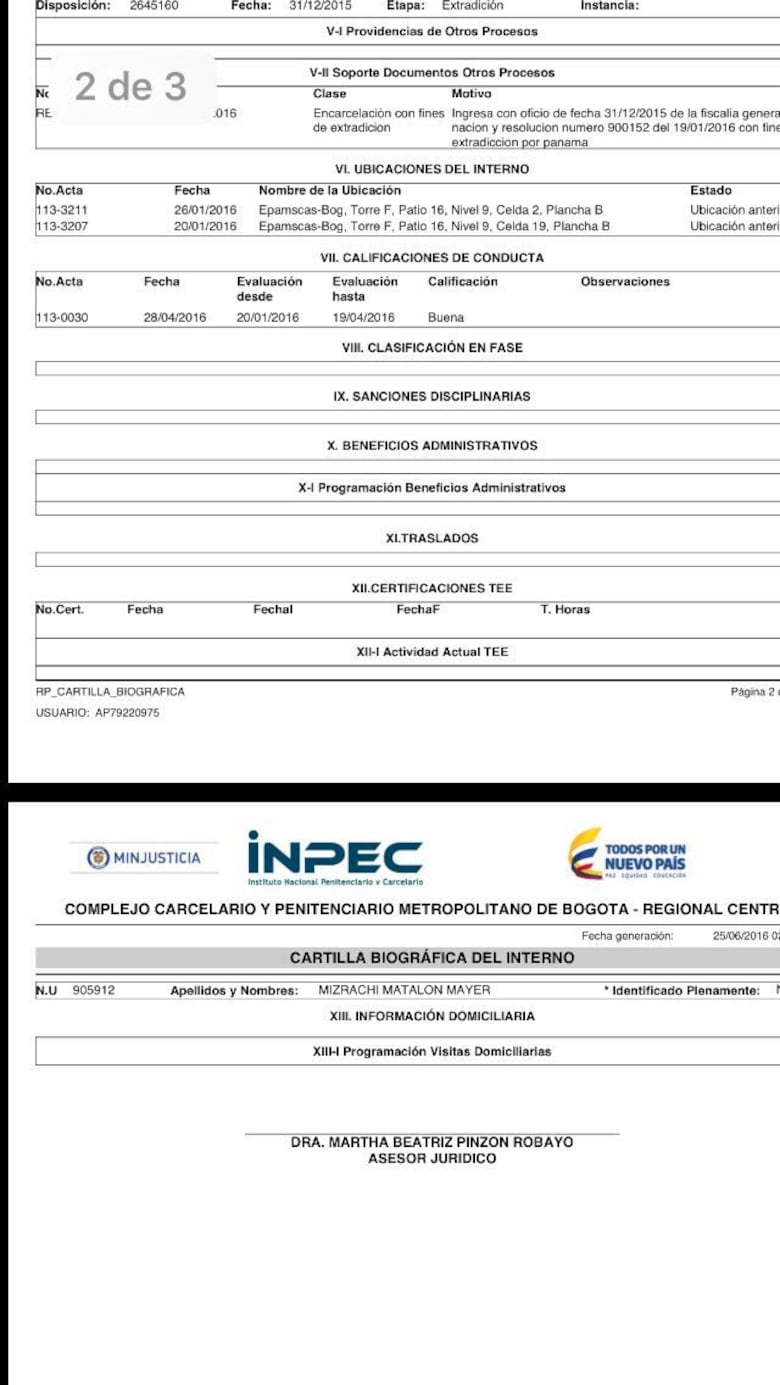 Cancillería colombiana: expulsión de Mayer Mizrachi sigue vigente