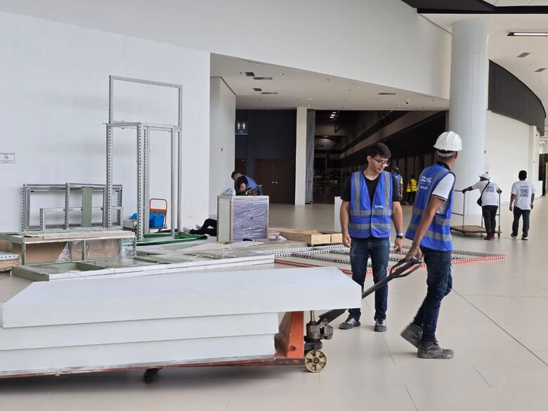 Así se vive el montaje de Expocomer Panamá: Como el Carnaval de Las Tablas, pero empresarial