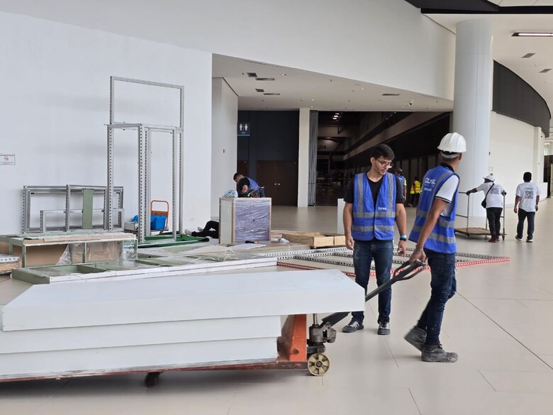 Así se vive el montaje de Expocomer Panamá: Como el Carnaval de Las Tablas, pero empresarial