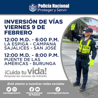 Conozca cómo será la inversión de carriles para el carnaval 2024