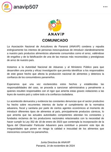 Aduanas retuvo 10,600 libras de arroz chino etiquetado como marca nacional