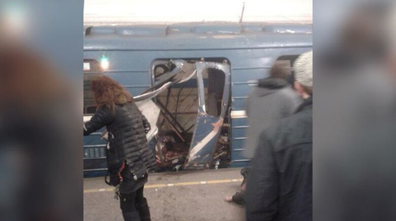 Explota bomba en el metro de San Petersburgo, Rusia; 10 muertos y 50 heridos