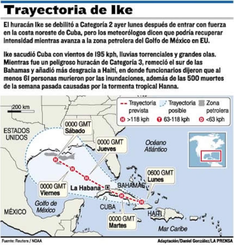 ‘Ike’ da otro golpe a caribeños