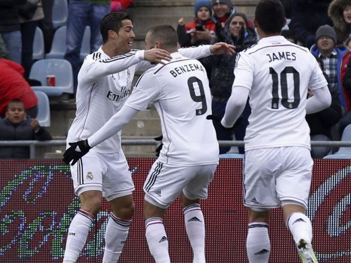 Real Madrid vence 3-0 al Getafe con doblete de Ronaldo