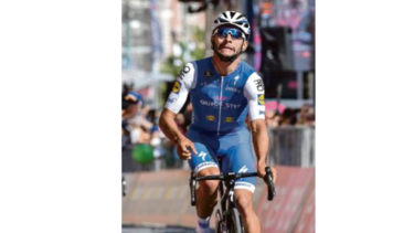 Colombiano Gaviria gana etapa del Giro de Italia
