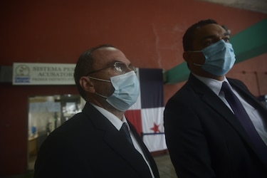 Juez modifica las medidas cautelares dictadas a Rolando López y Frank Ábrego