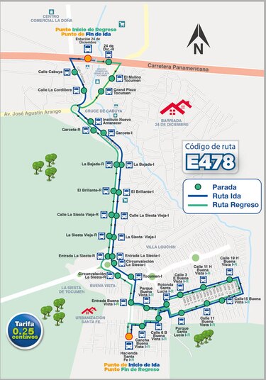 MiBus anuncia nuevos servicios en Villa Lucre y Buena Vista