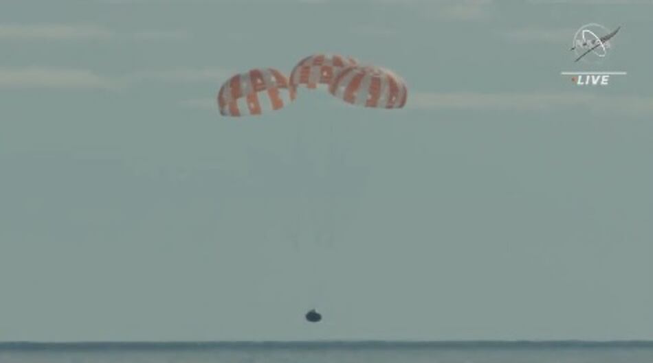 Artemis I regresa a la Tierra tras 25 días de periplo lunar