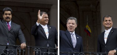 Presidentes de Colombia y Venezuela inician reunión sobre crisis fronteriza