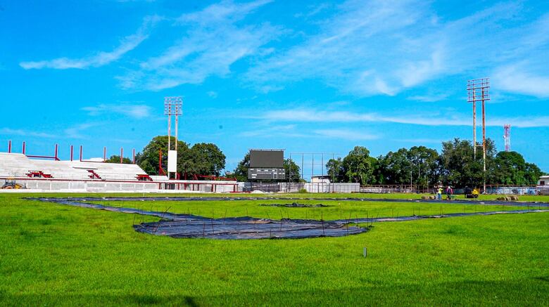 Estadio Rico Cedeño: luces perdidas y una obra en vilo