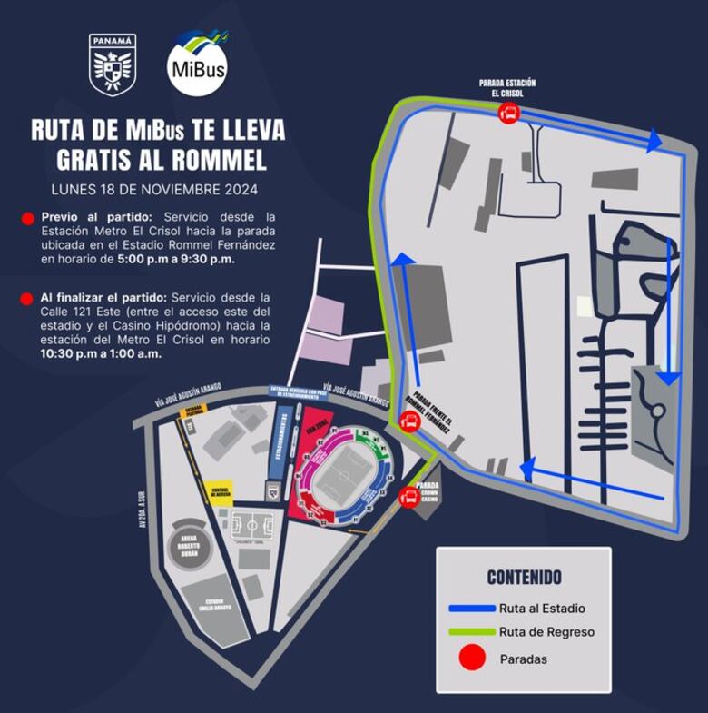 Consejos para los fanáticos que acompañarán a La Sele en el Rommel Fernández