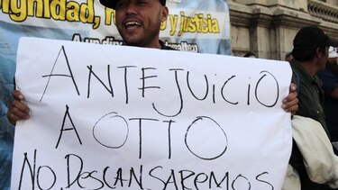Otra manifestación exigirá la renuncia del presidente de Guatemala