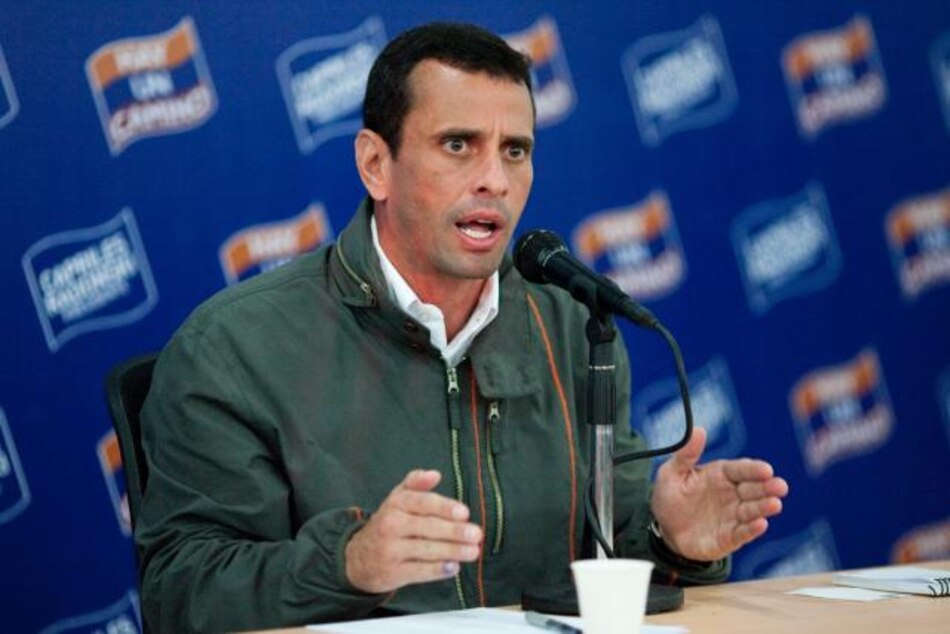 ‘Yo voy a votar’: opositor Capriles llama a participar en elecciones regionales de Venezuela