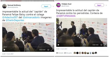 Felipe Baloy se molesta con periodista de 'La Prensa'