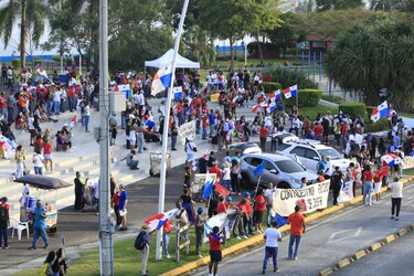 Protesta contra la minería: ciudadanos exigen respeto al fallo de la Corte Suprema de Justicia