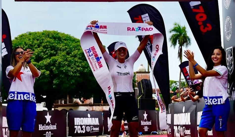Williana Rojas, la reina de Ironman 70.3 Panamá