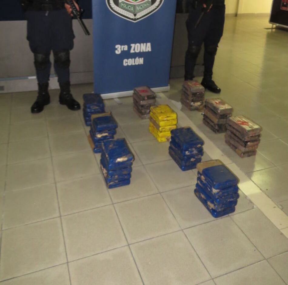 Decomisan 5 toneladas de droga en Colón este año