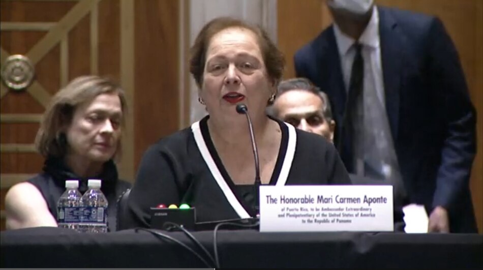 Celebran la audiencia para la nominación de Mari Carmen Aponte como embajadora de Estados Unidos en Panamá