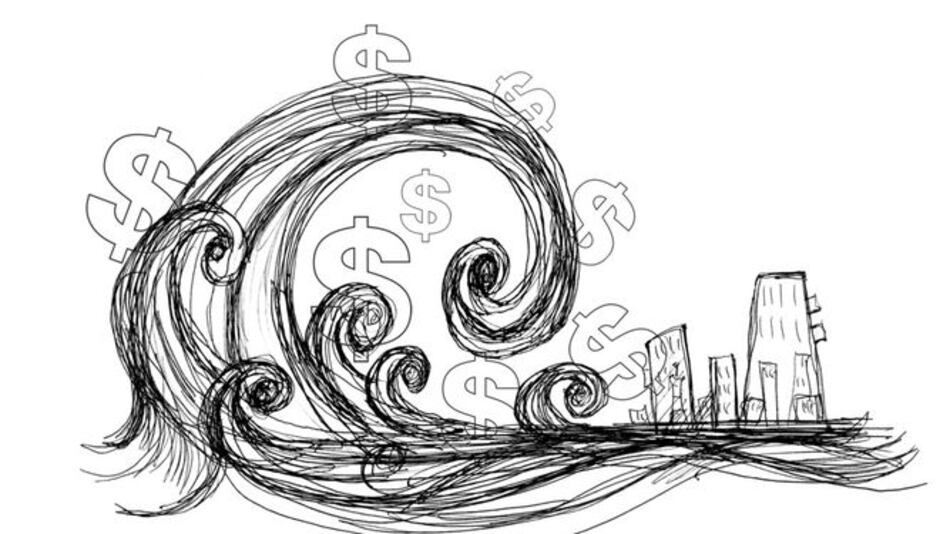 Llegó el tsunami económico