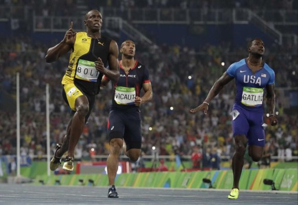 Usain Bolt repite como campeón olímpico, gana oro en los 100 metros