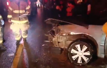 Un muerto y cuatro heridos en accidente de tránsito en la vía hacia Cerro Azul