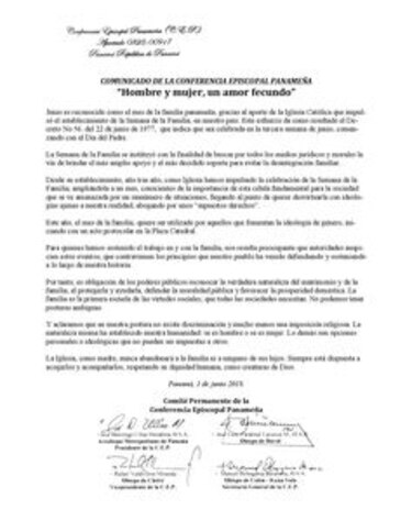 Conferencia Episcopal cuestiona izada de bandera LGBTI; activistas afirman que Iglesia discrimina