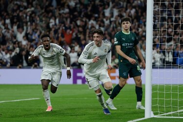 Hat-trick de Federico Valverde guía al Real Madrid ante el Manchester City