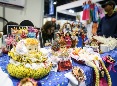 En dos días de la Feria de Artesanías se han realizado transacciones que superan los $100 mil