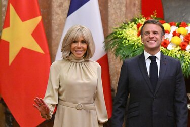 Elíseo aclara video viral de Brigitte Macron y Emmanuel Macron a su llegada a Vietnam
