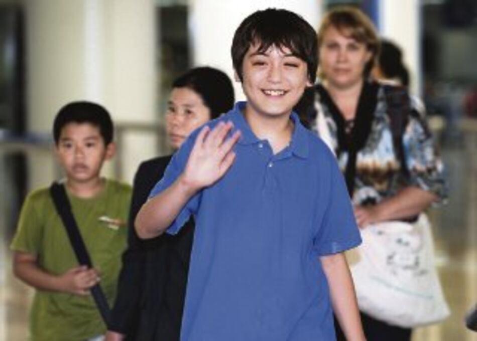 Niño hace rara visita a Norcorea