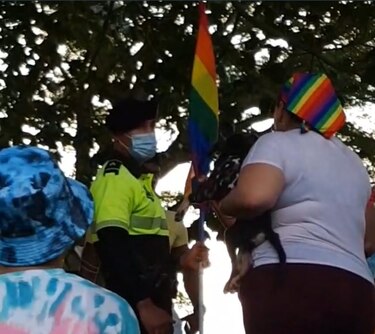 SPI retira bandera de la comunidad LGBTIQ; el parque Omar analiza el tema