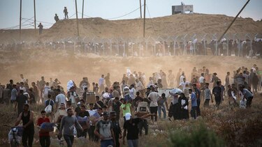 La banda de motociclistas estadounidenses antiislámica que se encarga de la seguridad en los letales sitios de ayuda en Gaza