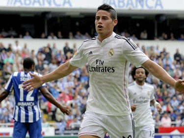 James se hace su espacio en el Real Madrid