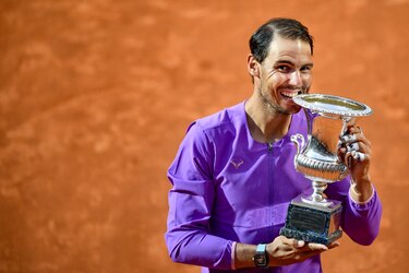 Nadal sigue tercero en la clasificación ATP pese a su triunfo en Roma