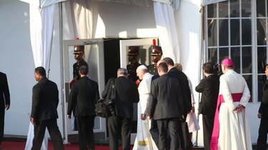 El Papa se despide de Panamá