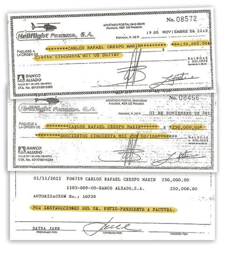 “A mí me trajo el cheque Ferrufino”