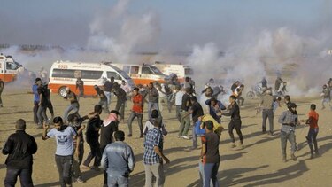 Mueren 55 palestinos tras protesta por embajada de Estados Unidos