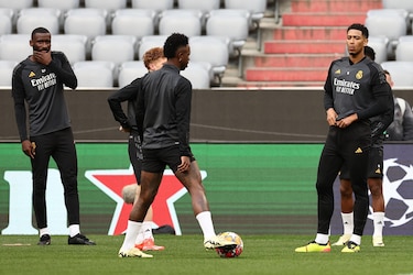 El Real Madrid entrena en la casa del Bayern de cara al partido de ida en las semifinales de la Liga de Campeones