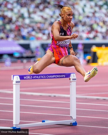 Gianna Woodruff hace historia en Tokio: récord sudamericano y pase a la final de 400 metros vallas