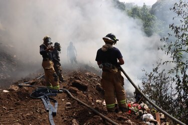 Quema de llantas provoca incendio de gran magnitud en un vertedero clandestino de Cárdenas