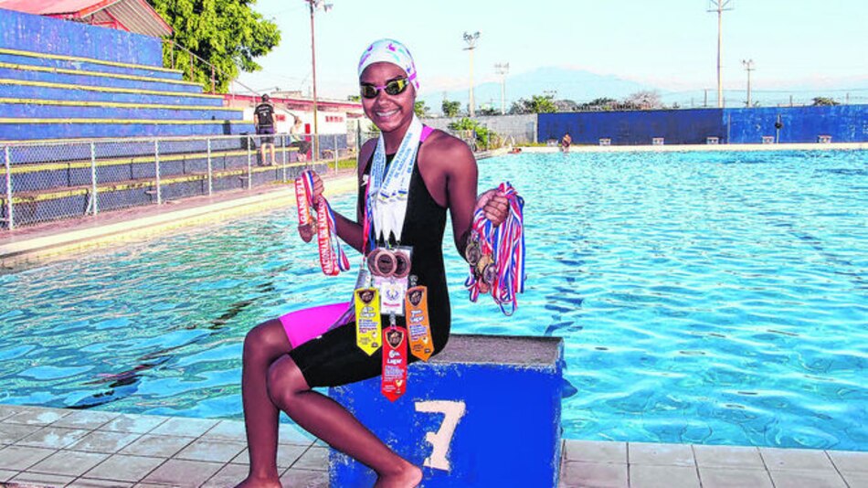 Paola Lizbeth, la tritona de ébano