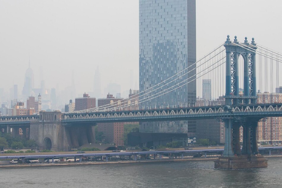Posponen juego entre Yankees y Medias Blancas por la mala calidad del aire en Nueva York