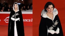 Kris Jenner luce en Roma una capa histórica que perteneció a Elizabeth Taylor