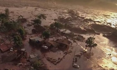 Al menos 10 muertos por ruptura de una barrera en complejo minero en Brasil