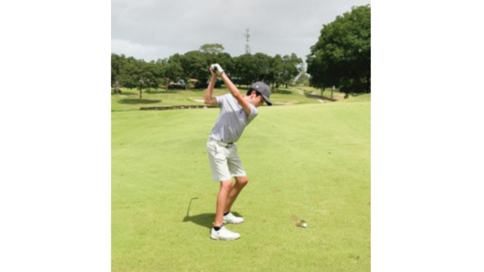 Eduardo Arango, la nueva promesa del golf panameño, se traza sus metas